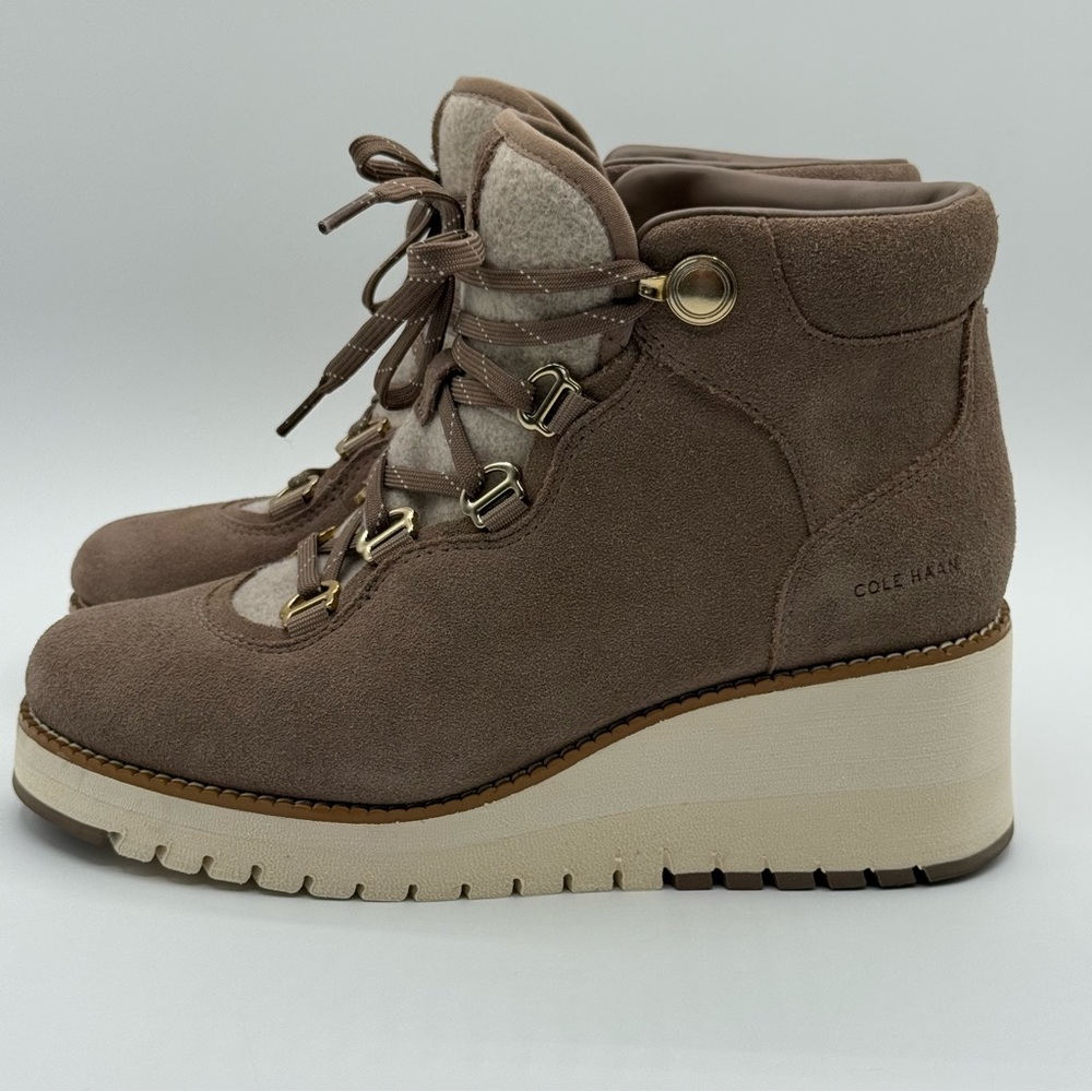Cole Haan  Women's GrandExplore Waterproof Wedge Hiking Boots Size 6.5B - Picture 8 of 15